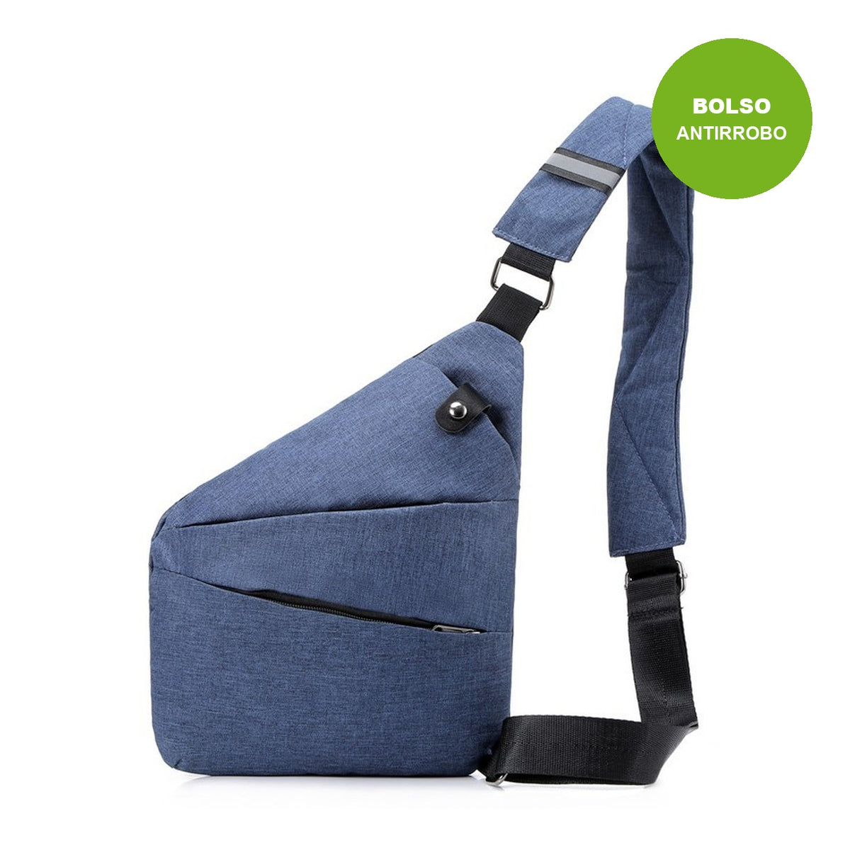 Bolso antirrobo color azul