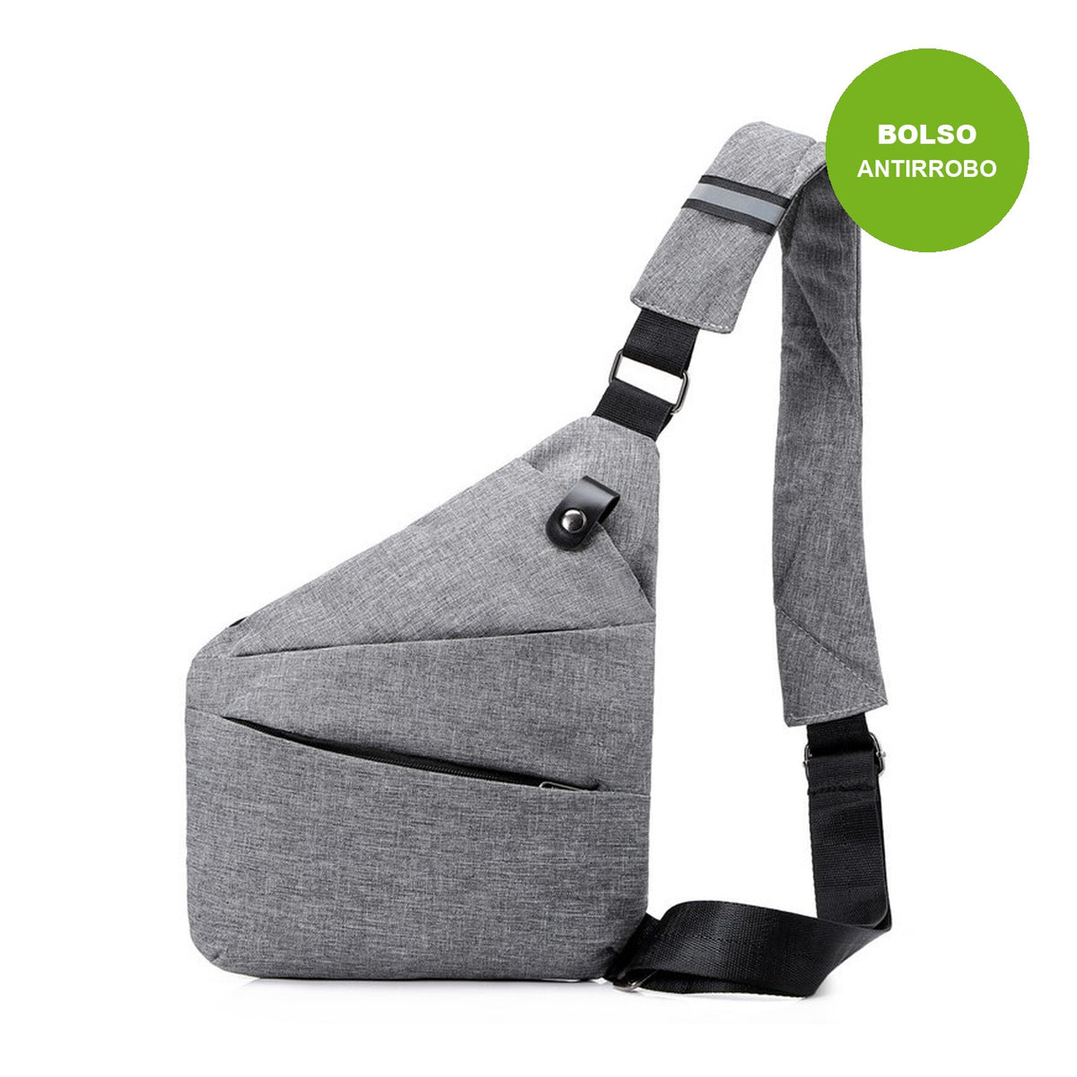 Bolso antirrobo color gris